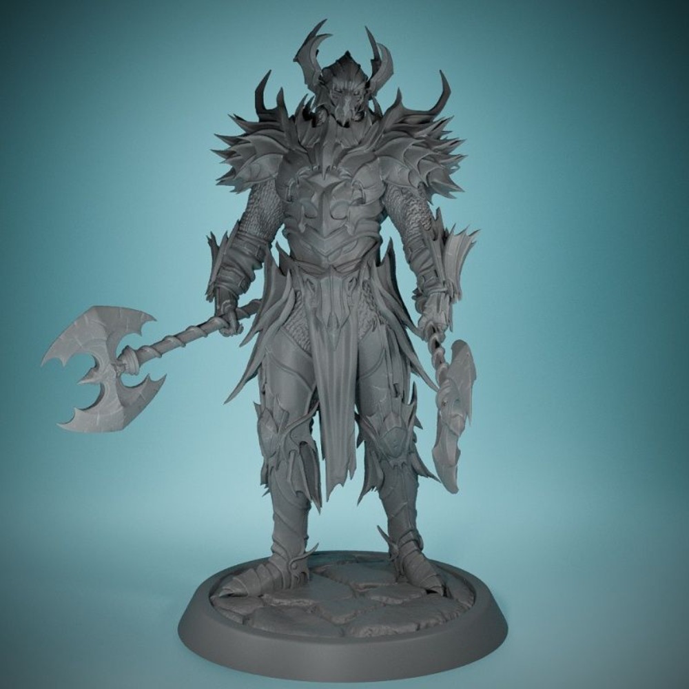 Board Game Print - No Wings Demon Knight 3D Printed