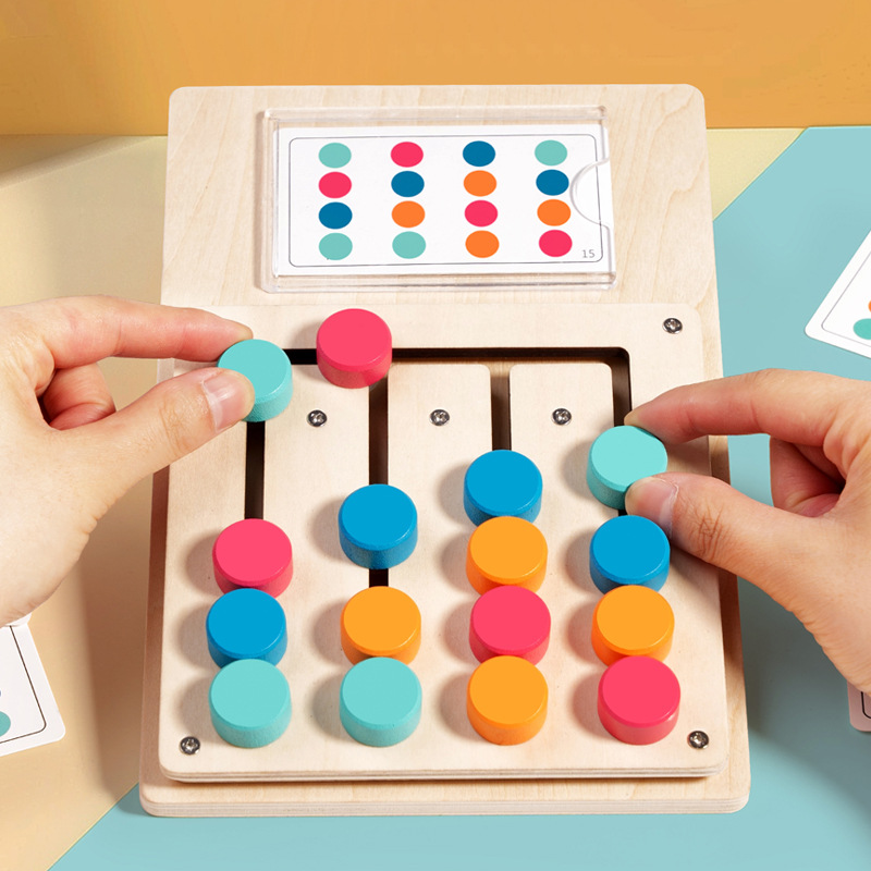 Board Game Design - Kids Montessori Color Shape Matching Cognition