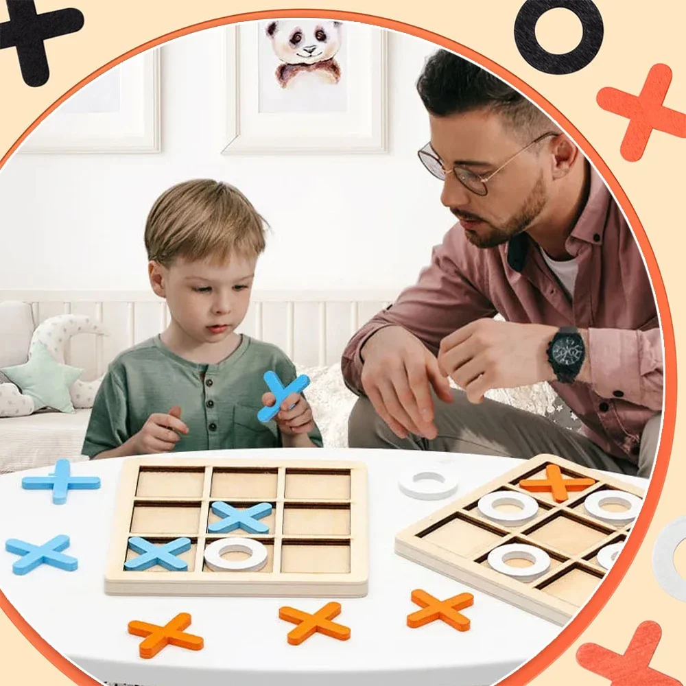 Wooden XO Tic Tac Toe Game Min - đánh giá và giá Board Game With Questions