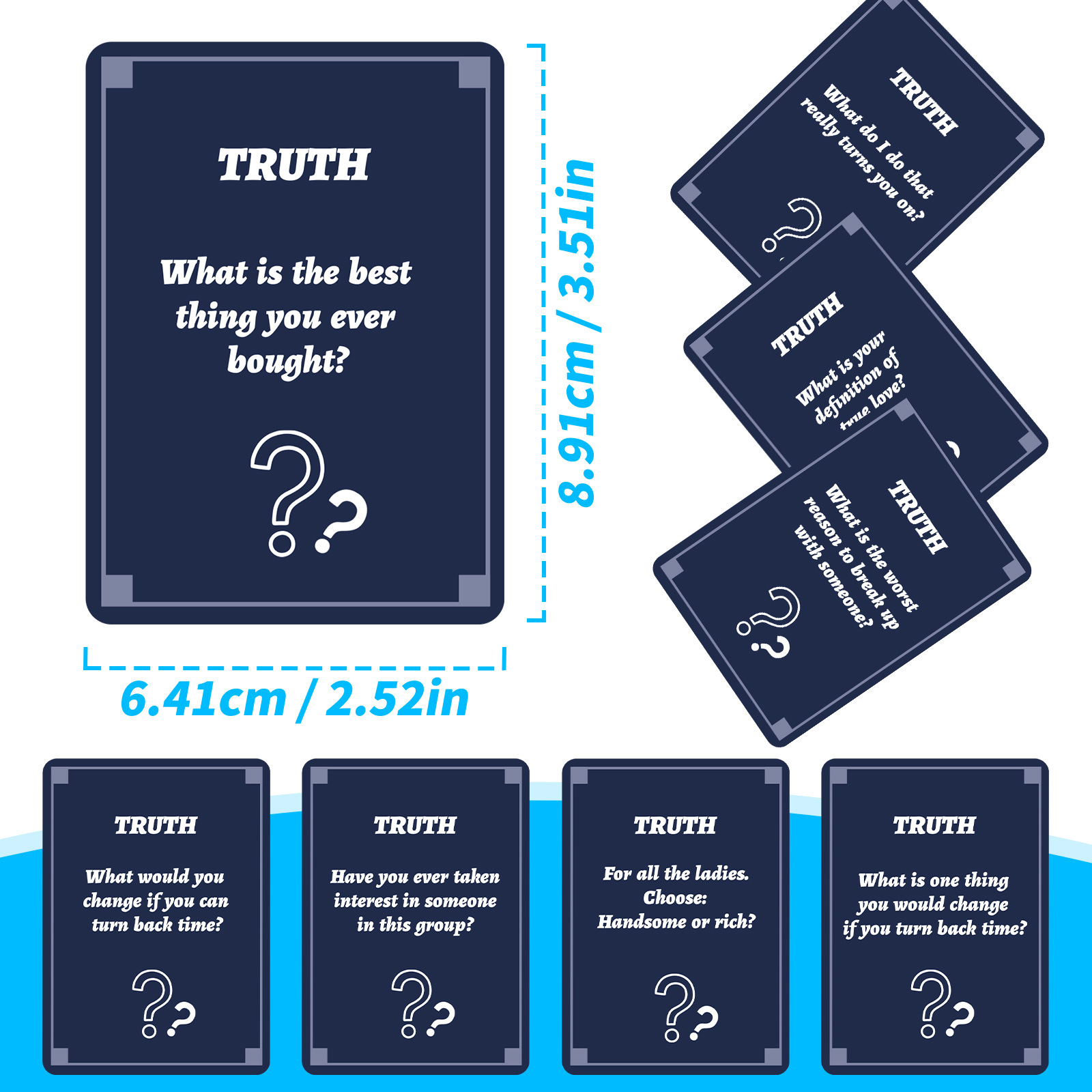 50Pcs Party Game Cards for Adu - đánh giá và giá Board Game Quiz