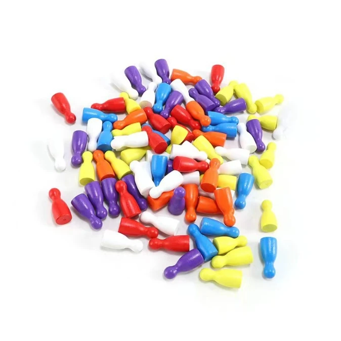 100 Pcs Colorful Wooden Chess  - đánh giá và giá Board Game Quiz