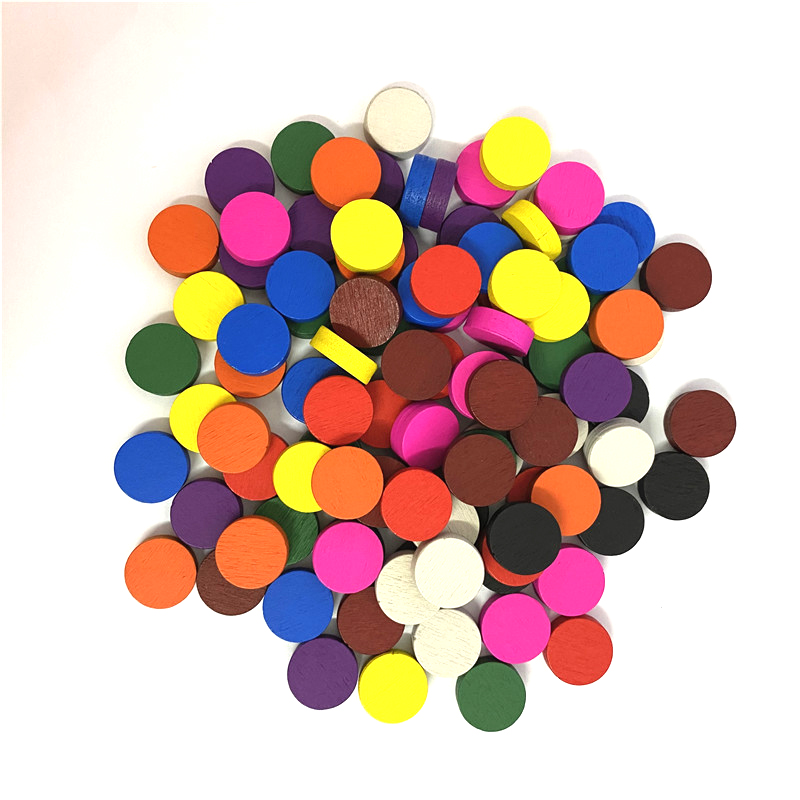 50pieces 15*5MM 11 Colors Wood - đánh giá và giá Board Game Quiz