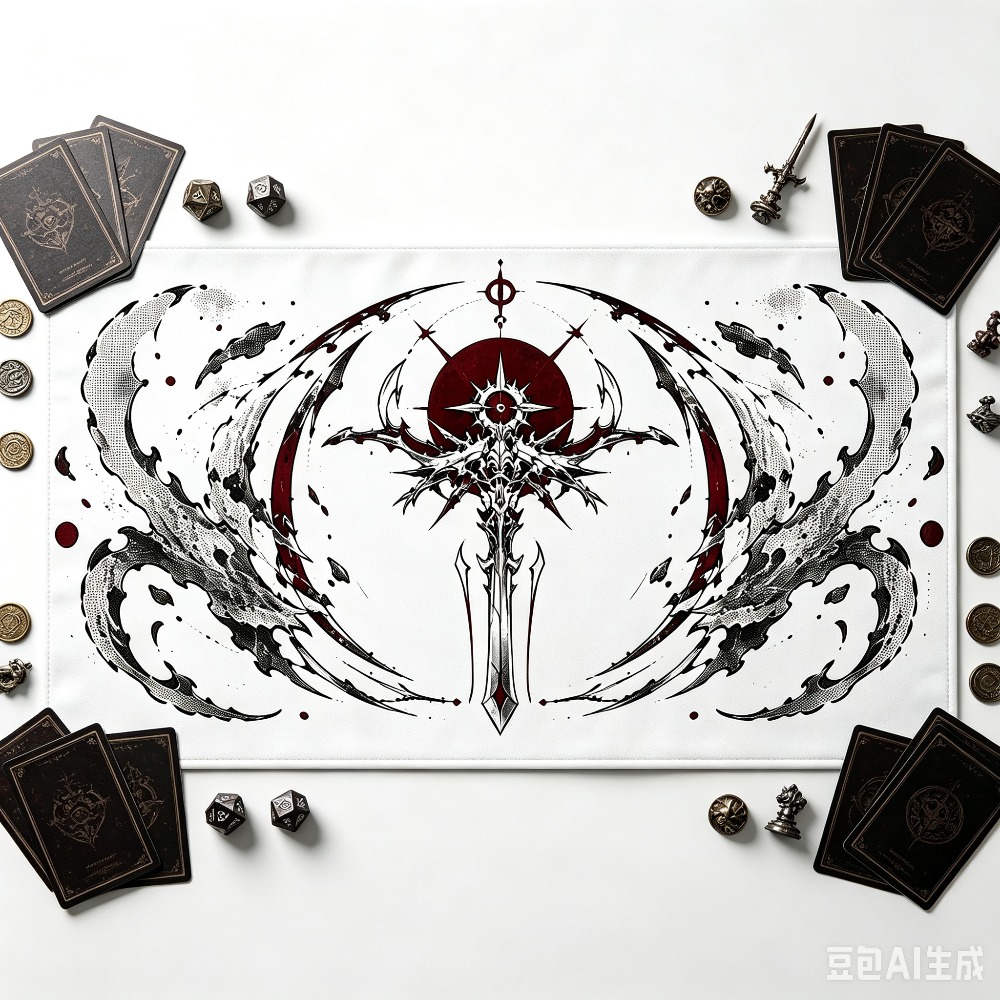 Dark Holy Sword TCG Playmat No - đánh giá và giá Board Game Holis