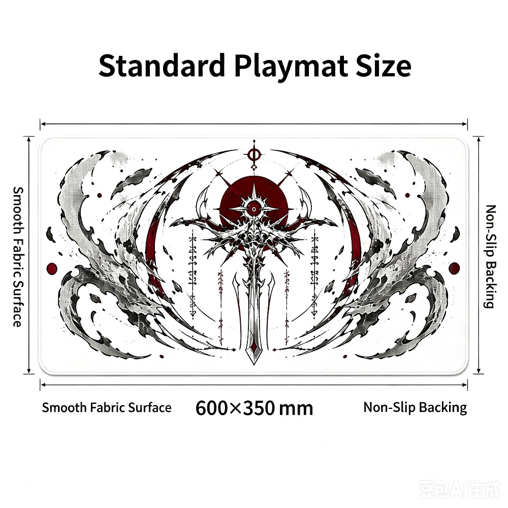 Dark Holy Sword TCG Playmat No - đánh giá và giá Board Game Holis