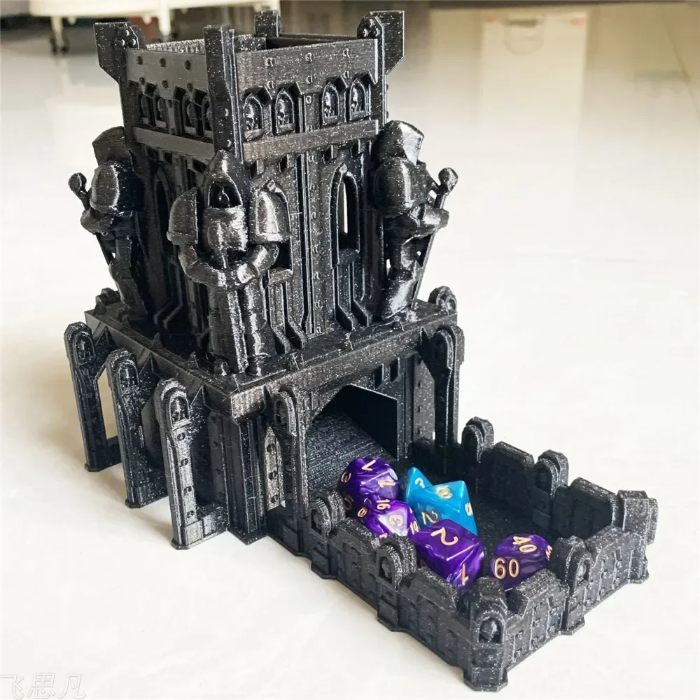 3D Printed Castle Dice Tower T - đánh giá và giá Board Game Print