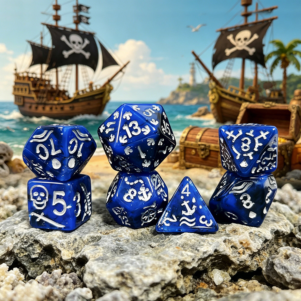 7Pcs/Set Pirate Nautical Theme - đánh giá và giá Board Game Pirates