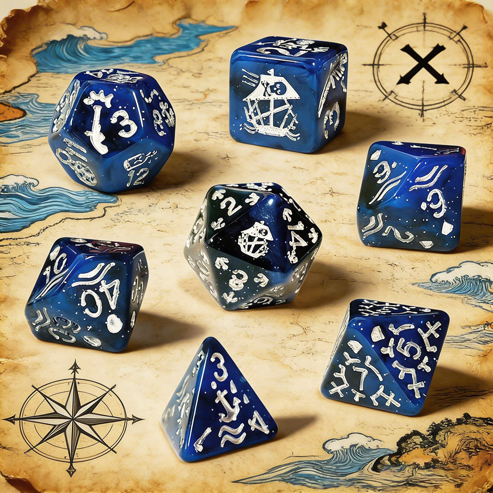 7Pcs/Set Pirate Nautical Theme - đánh giá và giá Board Game Pirates