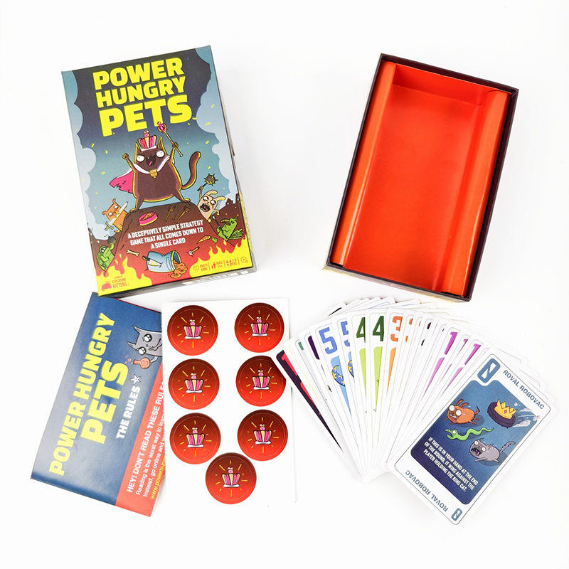 Power Hungry Pets Card Game Bo - đánh giá và giá Board Game Quiz