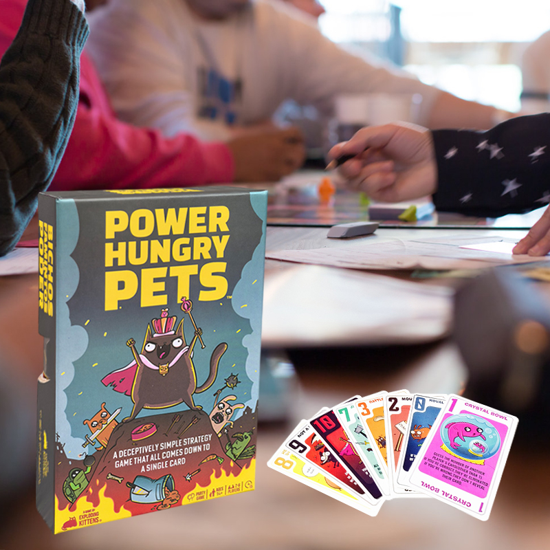 Power Hungry Pets Card Game Bo - đánh giá và giá Board Game Quiz