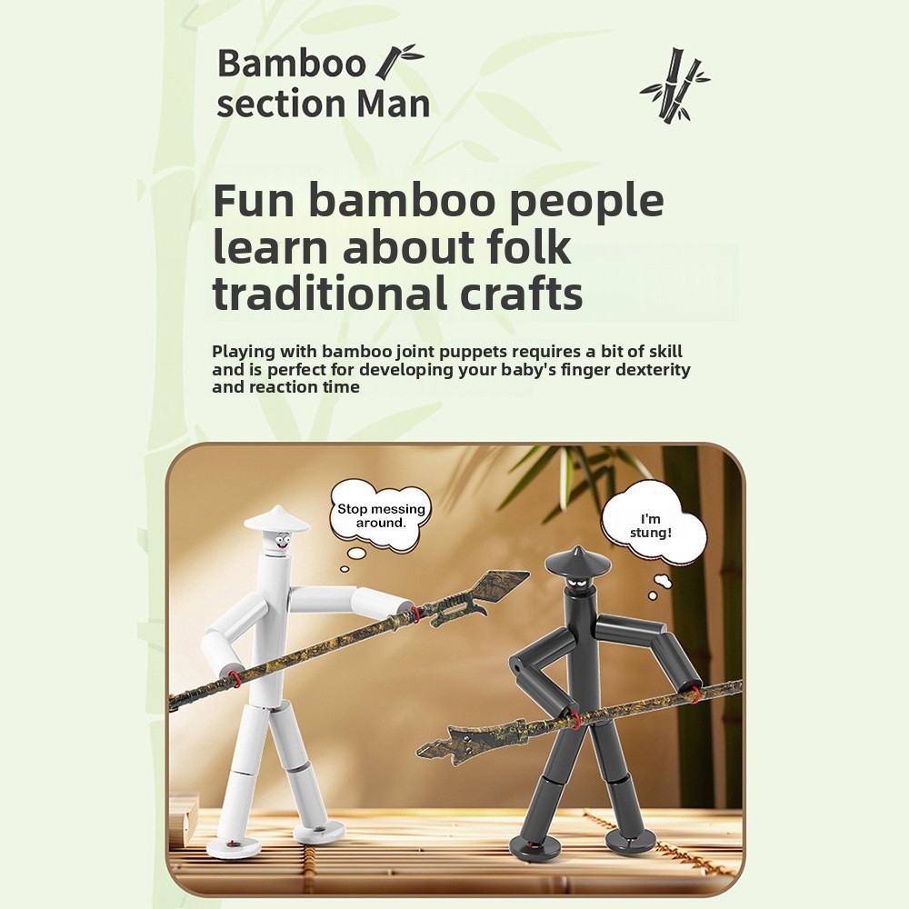Two-player Battle Bamboo Man B - đánh giá và giá Board Game With Questions
