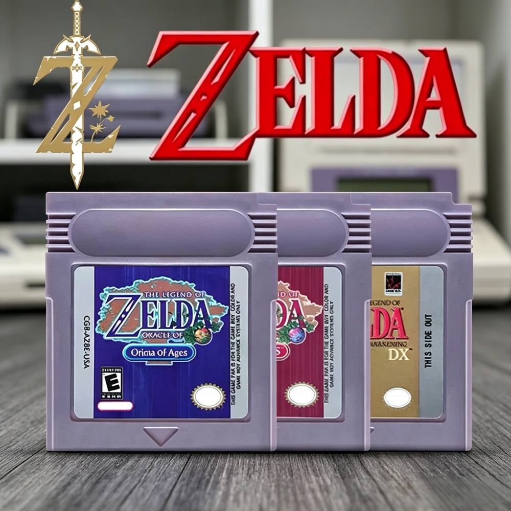 3 Styles USA Zelda GBC 16Bit V - đánh giá và giá Board Game Zelda