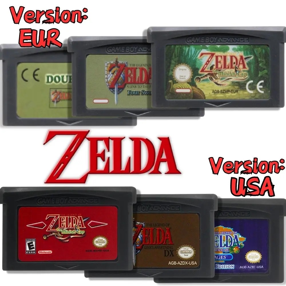 GBA Game Cartridge 32 Bit Vide - đánh giá và giá Board Game Zelda