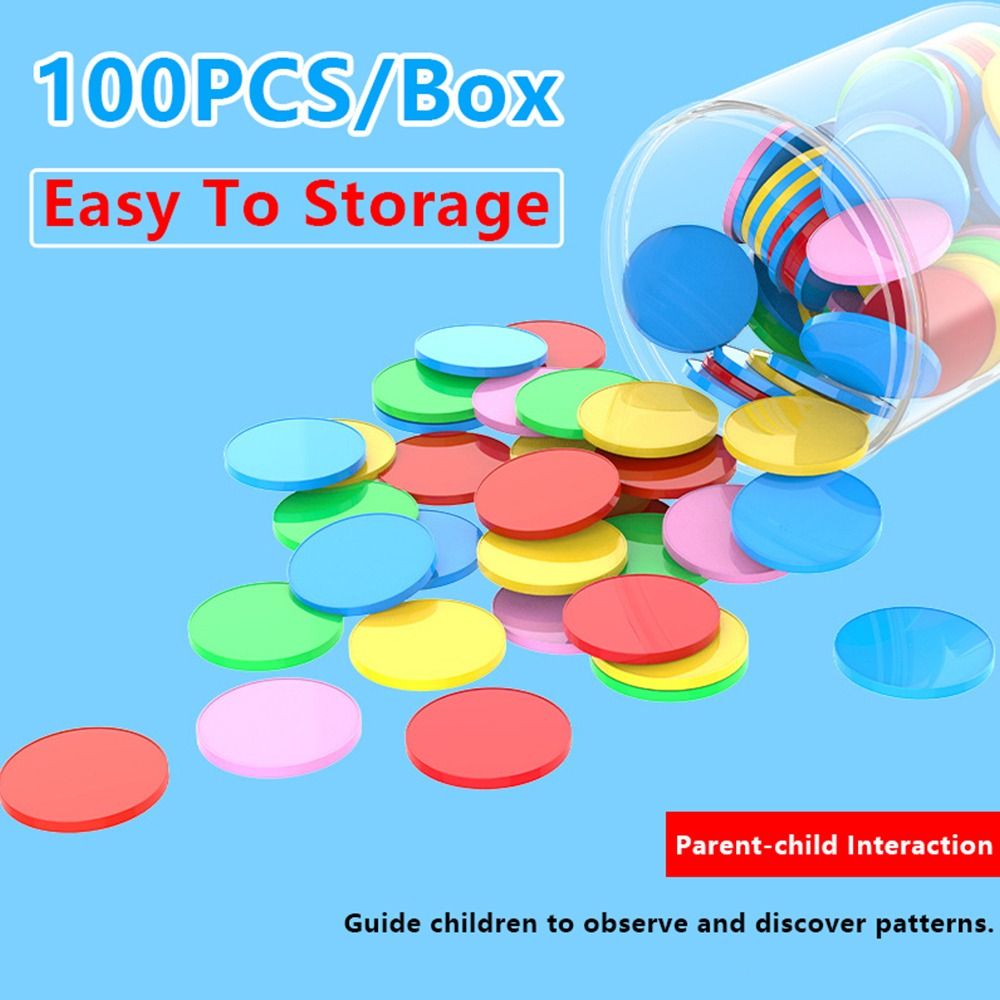 100pcs Plastic Counting Chips  - đánh giá và giá Board Game Quiz
