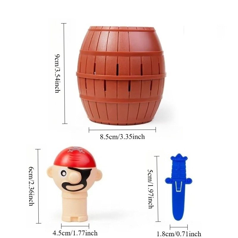 Funny Pirate Barrel Toy Sword  - đánh giá và giá Board Game Pirates