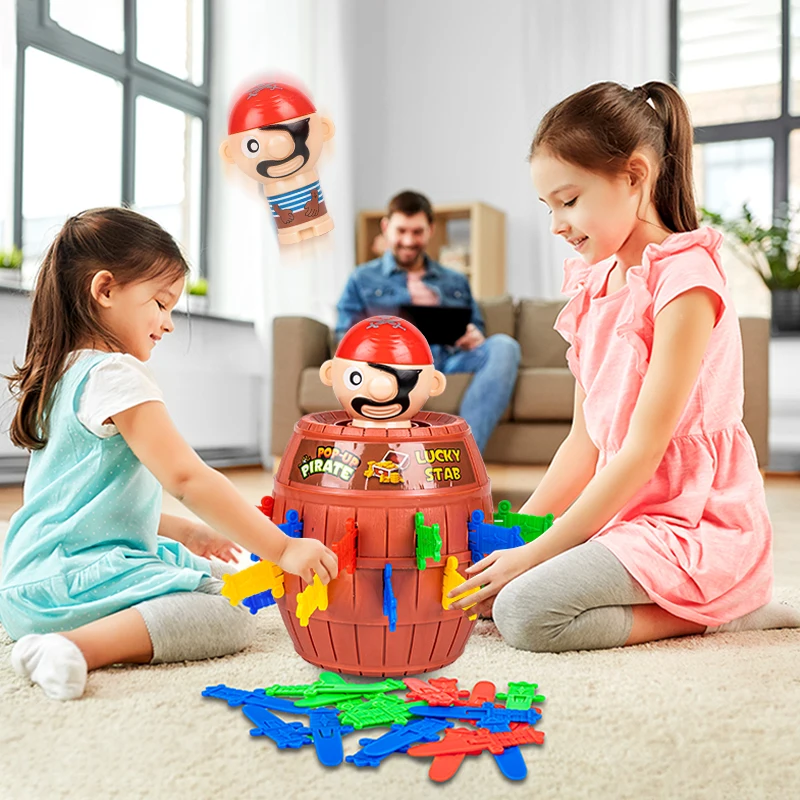 Funny Pirate Barrel Toy Sword  - đánh giá và giá Board Game Pirates