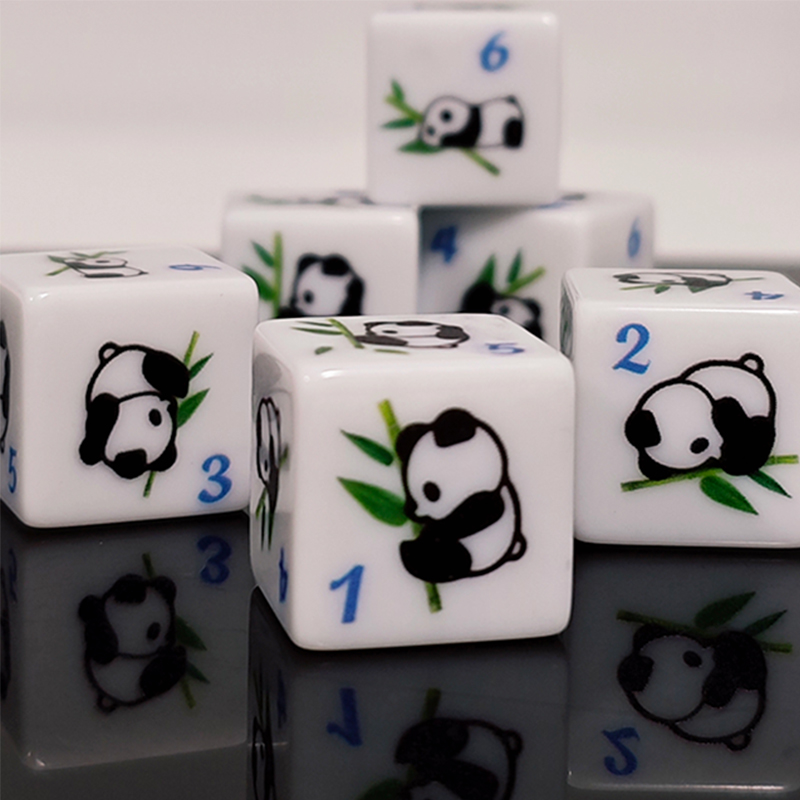 Panda Print 6-sided Game Dice  - đánh giá và giá Board Game Print