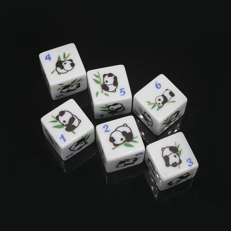 Panda Print 6-sided Game Dice  - đánh giá và giá Board Game Print
