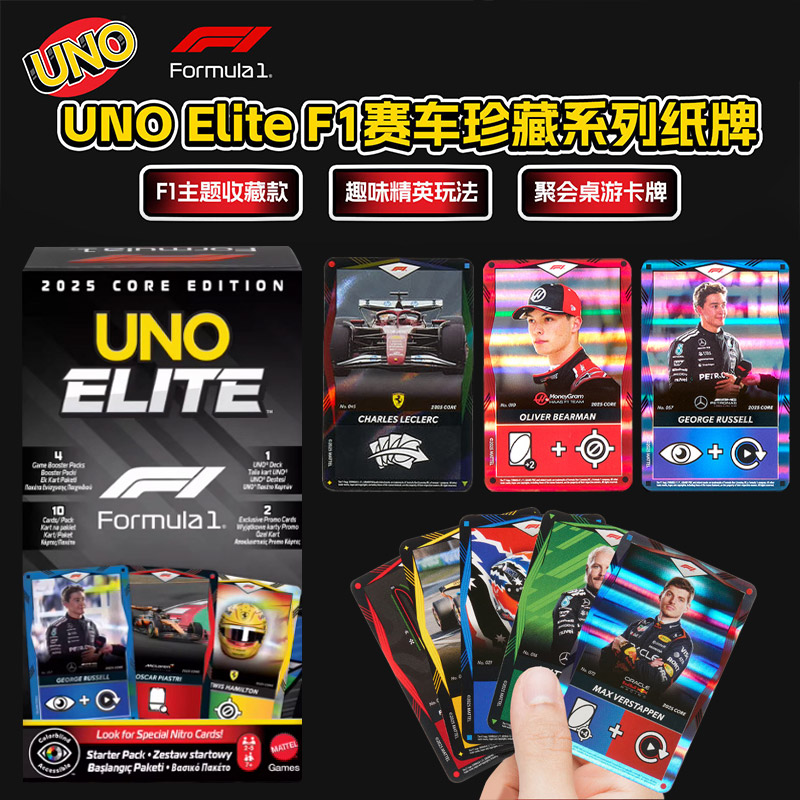 UNO Elite HotWheels F1 Racing  - đánh giá và giá Board Game Design