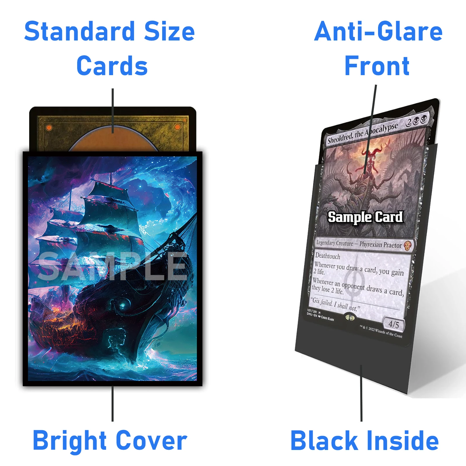 MTG Card Sleeves -100 PCS Trad - đánh giá và giá Board Game Pirates