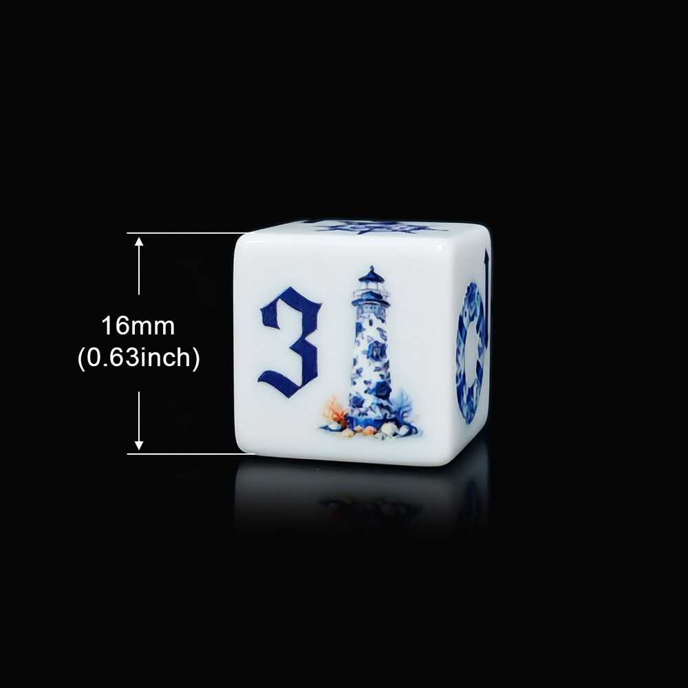 12Pcs Blue Nautical 16MM Print - đánh giá và giá Board Game Print