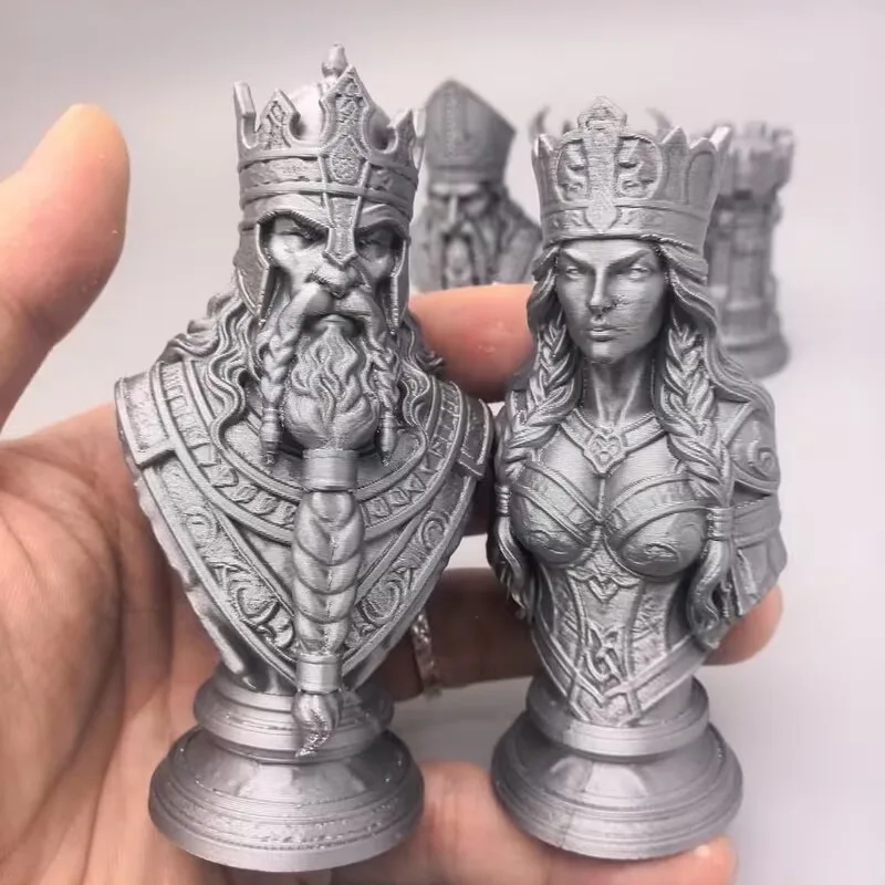 10cm 3D Printed Chess Pieces,  - đánh giá và giá Board Game Print