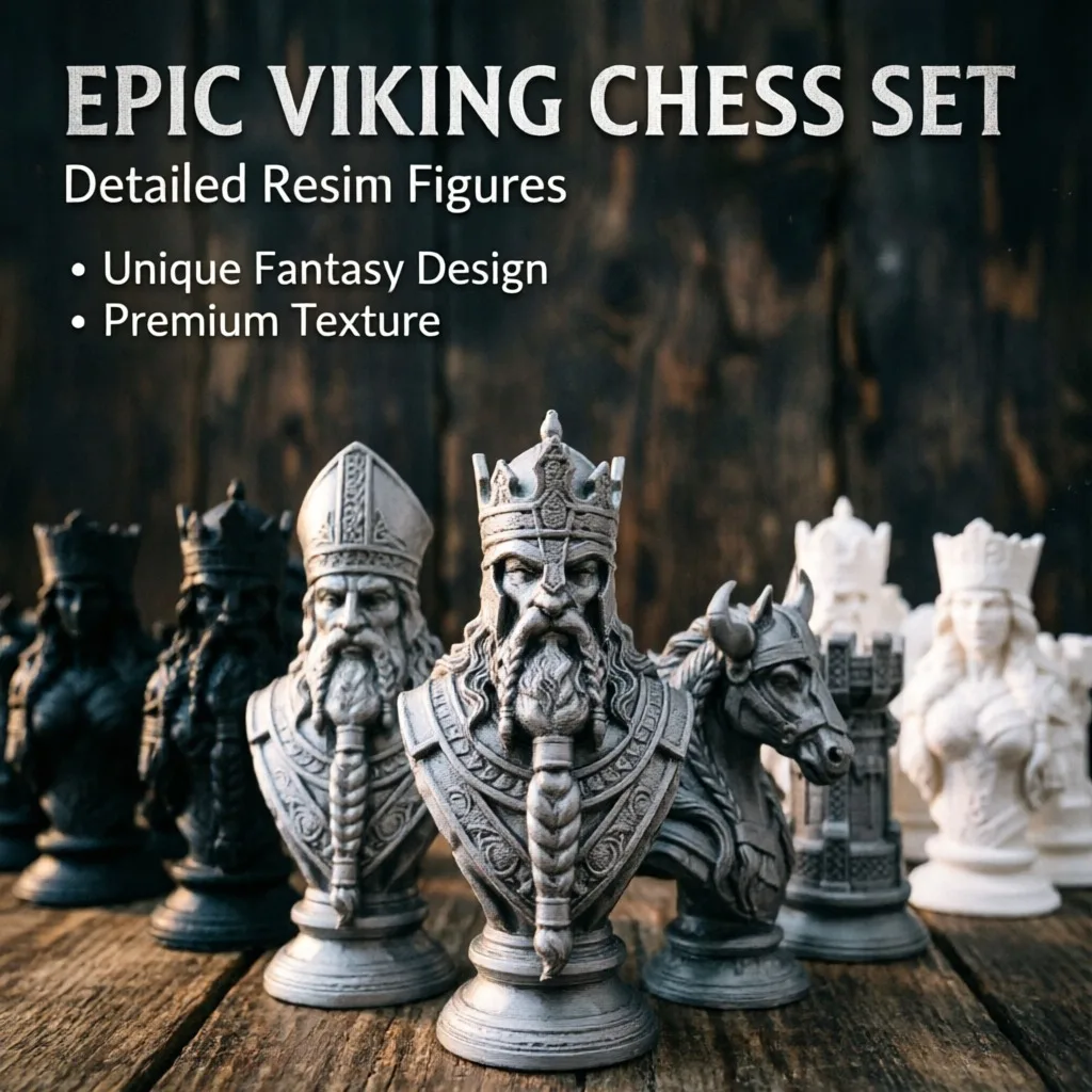 10cm 3D Printed Chess Pieces,  - đánh giá và giá Board Game Print