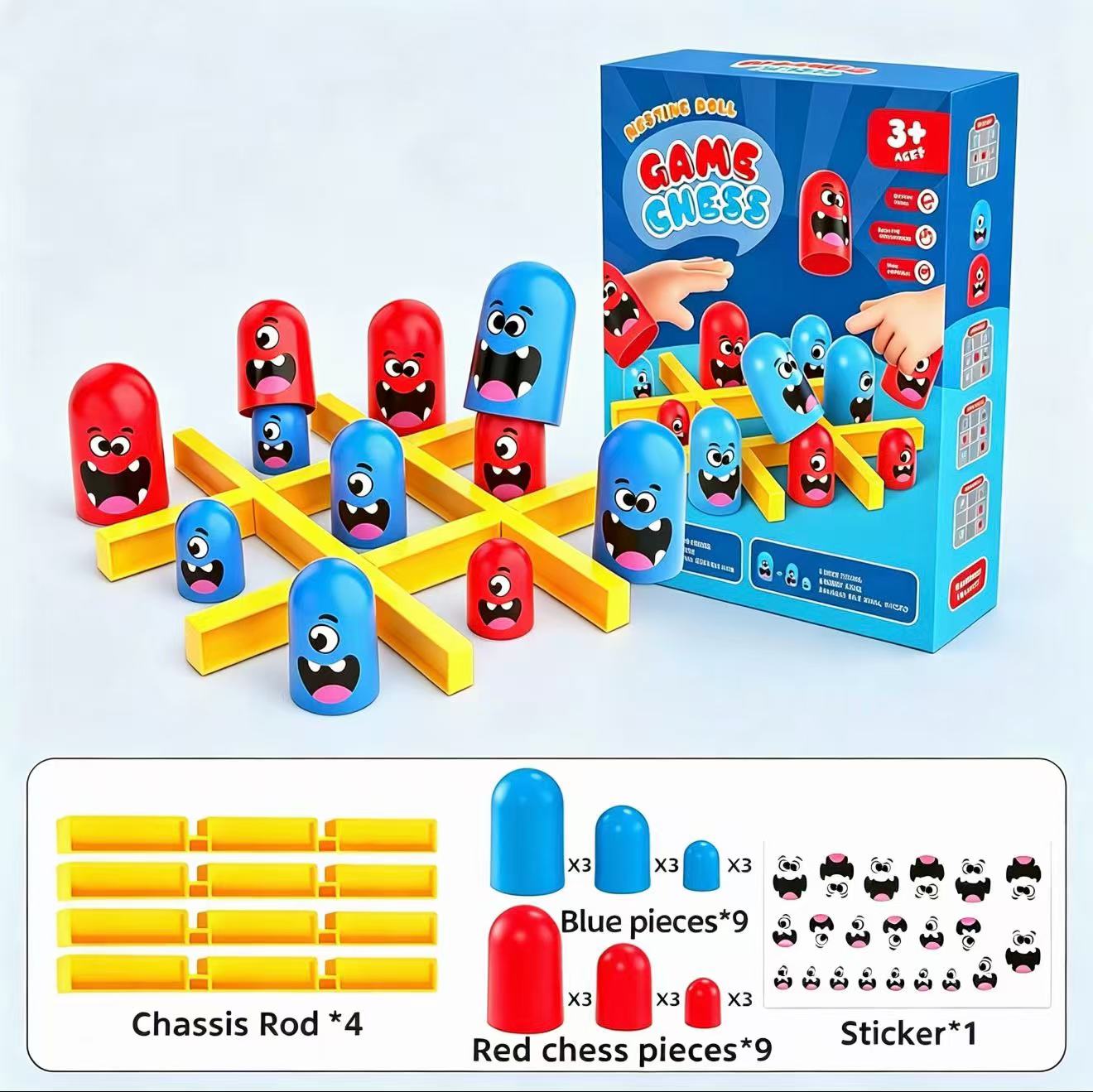Tic-Tac-Toe Eat-and-Be-Sized S - đánh giá và giá Board Game With Questions