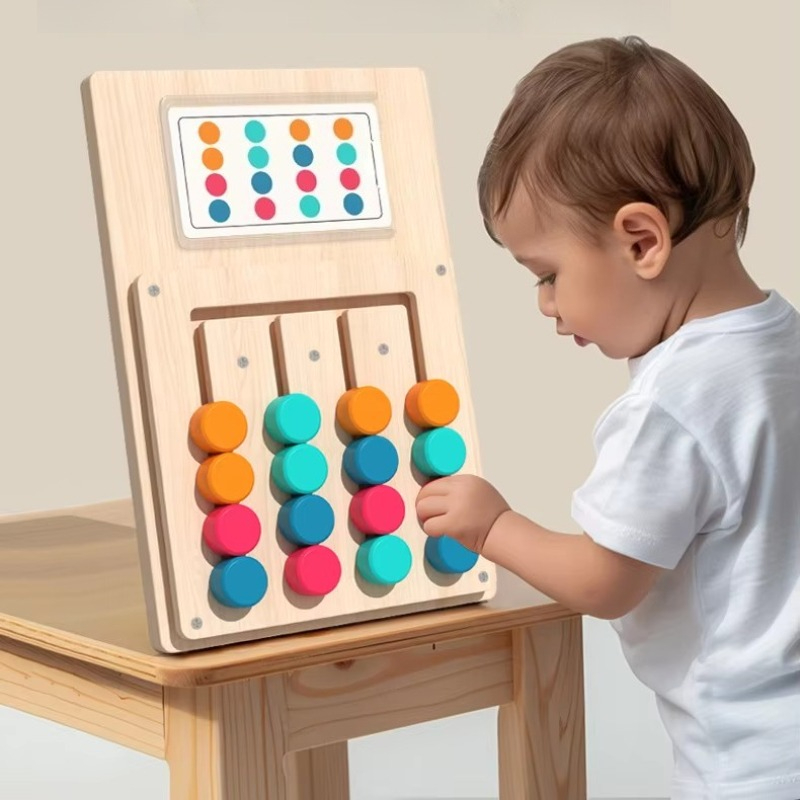 Kids Montessori Color Shape Ma - đánh giá và giá Board Game Design